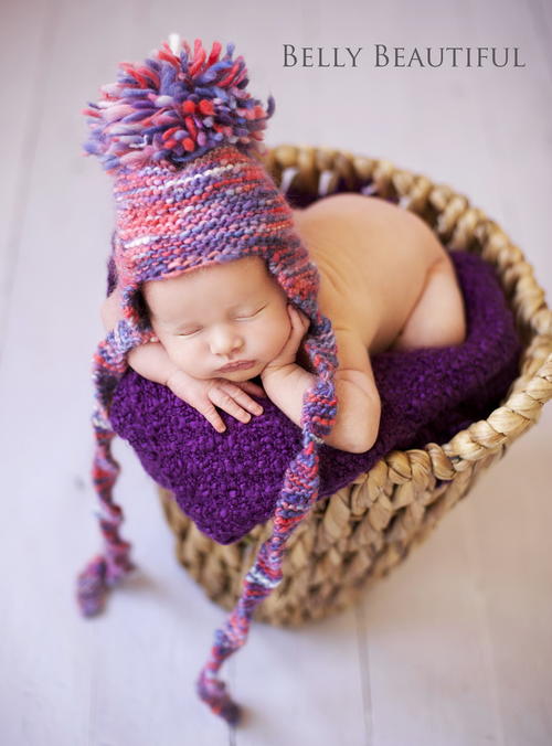 Garter Stitch Earflap Hat Pattern