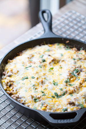 Beefy Mexican Skillet Casserole