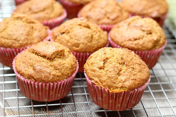 Whole Wheat Pumpkin Spice Muffins