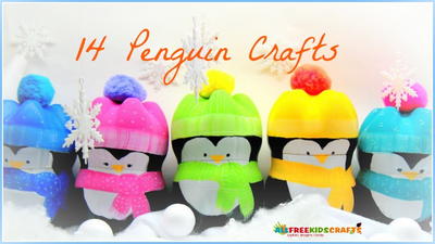 Winter Crafts for Kids: 14 Penguin Crafts