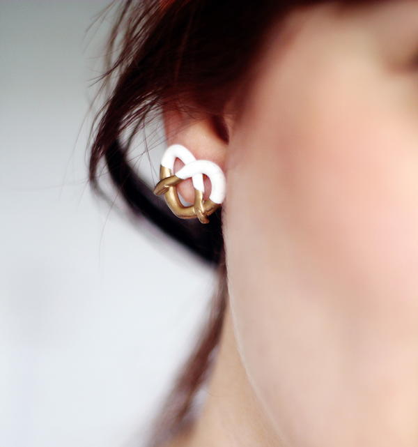 DIY Pretzel Earrings