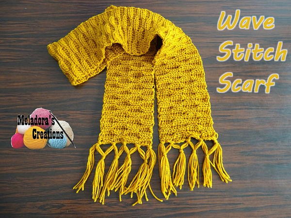 Wave Stitch Scarf 