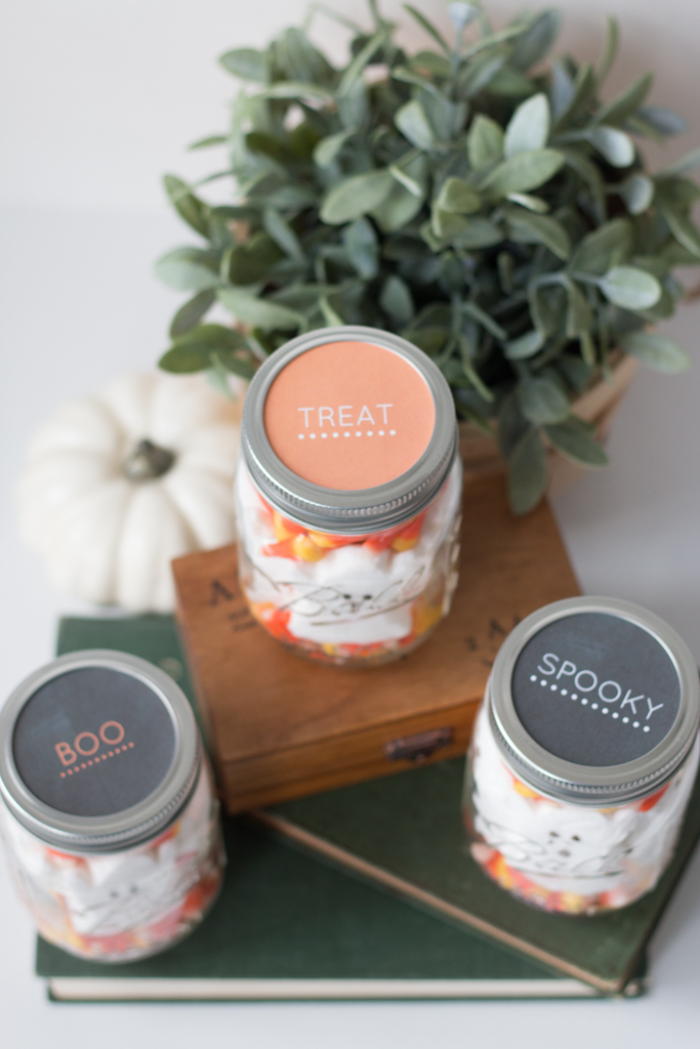 Halloween Mason Jar Treats + Free Printable Labels ...