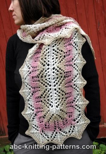 Lush Rose Garden Lace Scarf