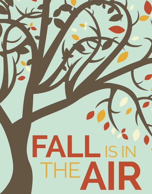 Fall is in the Air Free Printable Wall Art