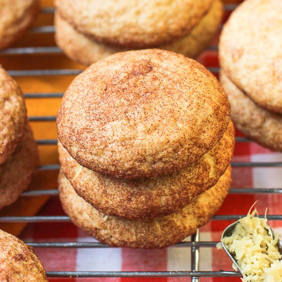 Orange Ginger Snickerdoodles