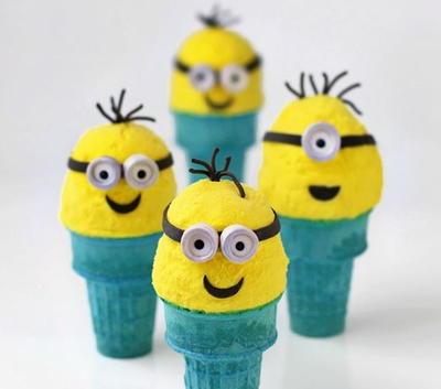 Minions Ice Cream Cones