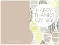 Happy Thanksgiving Free Printable Greeting Card | FaveCrafts.com