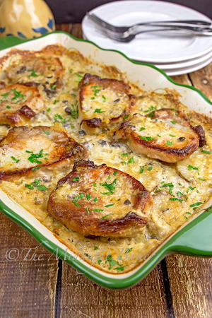 Baked Pork Chops and Scalloped Potatoes
