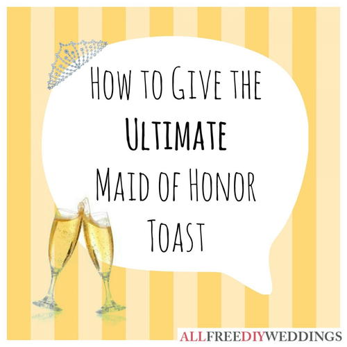 maid of honor speech examples