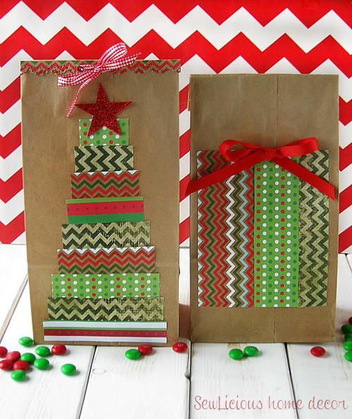 Christmas Tree Paper Gift Bags