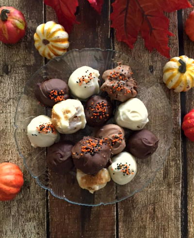 Cheesecake Pumpkin Spiced Truffles