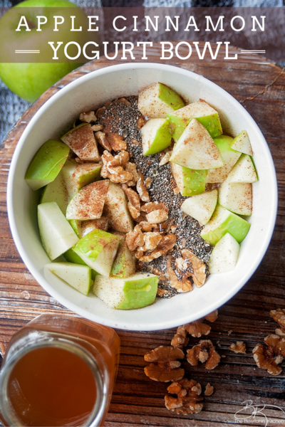 Apple Cinnamon Yogurt Bowl