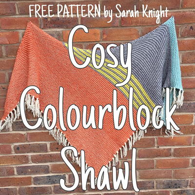 Cozy Colorblock Shawl