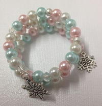 Frozen-Inspired Pearl Bracelet