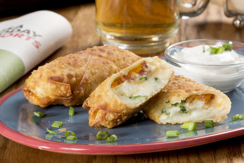 Loaded Potato Roll-Ups | MrFood.com