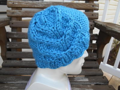 Hyperbola Blue Knit Hat