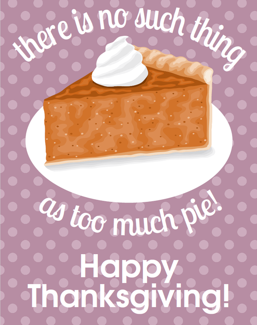 Precious Pumpkin Pie Thanksgiving Printable