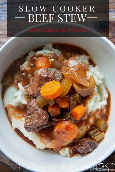Slow Cooker Beef Stew with Cabernet Merlot