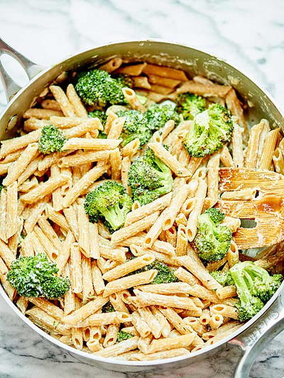 Vegan Broccoli Alfredo