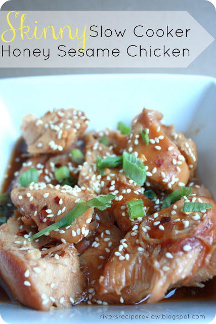 Skinny Slow Cooker Honey Sesame Chicken