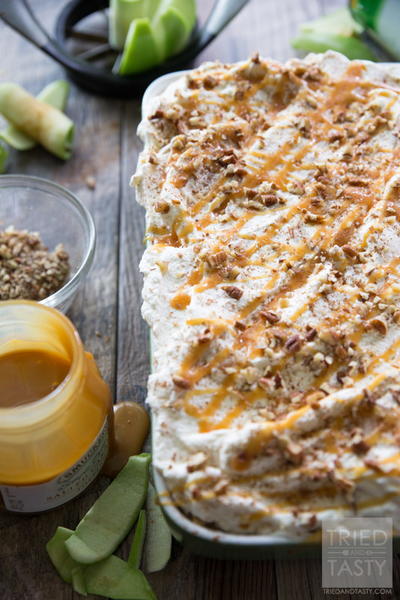 No-Bake Caramel Apple Icebox Cake