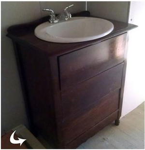 How To Convert A Dresser Into Bathroom Vanity How To Convert A Dresser Into Bathroom Vanity