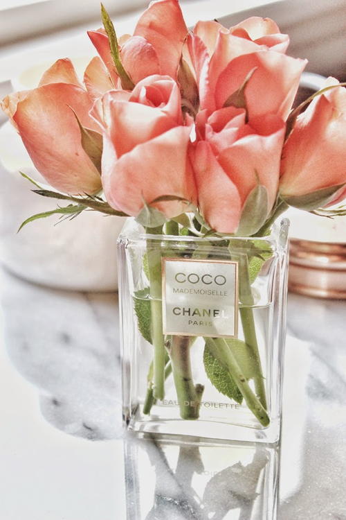 Coco Chanel Inspired Vase