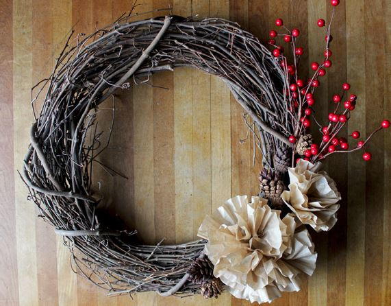 Easiest Winter Wreath