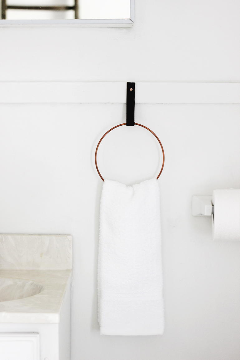 Easy DIY Hand Towel Ring