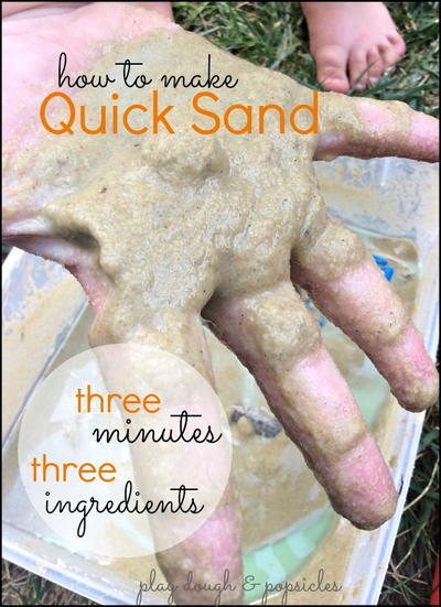 DIY Quick Sand for Kids