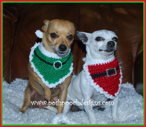 Christmas Santa Dog Bandana