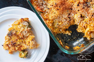 Mac and Cheese with a Roasted Vegetable Cheese Sauce