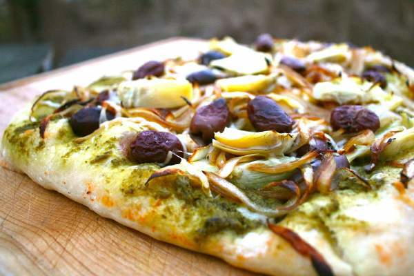 Healthy Barbecue Veggie Pizza