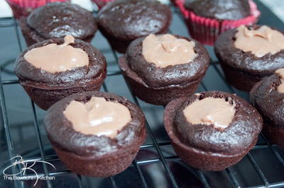 PMS Buster Chocolate Peanut Butter Cupcakes