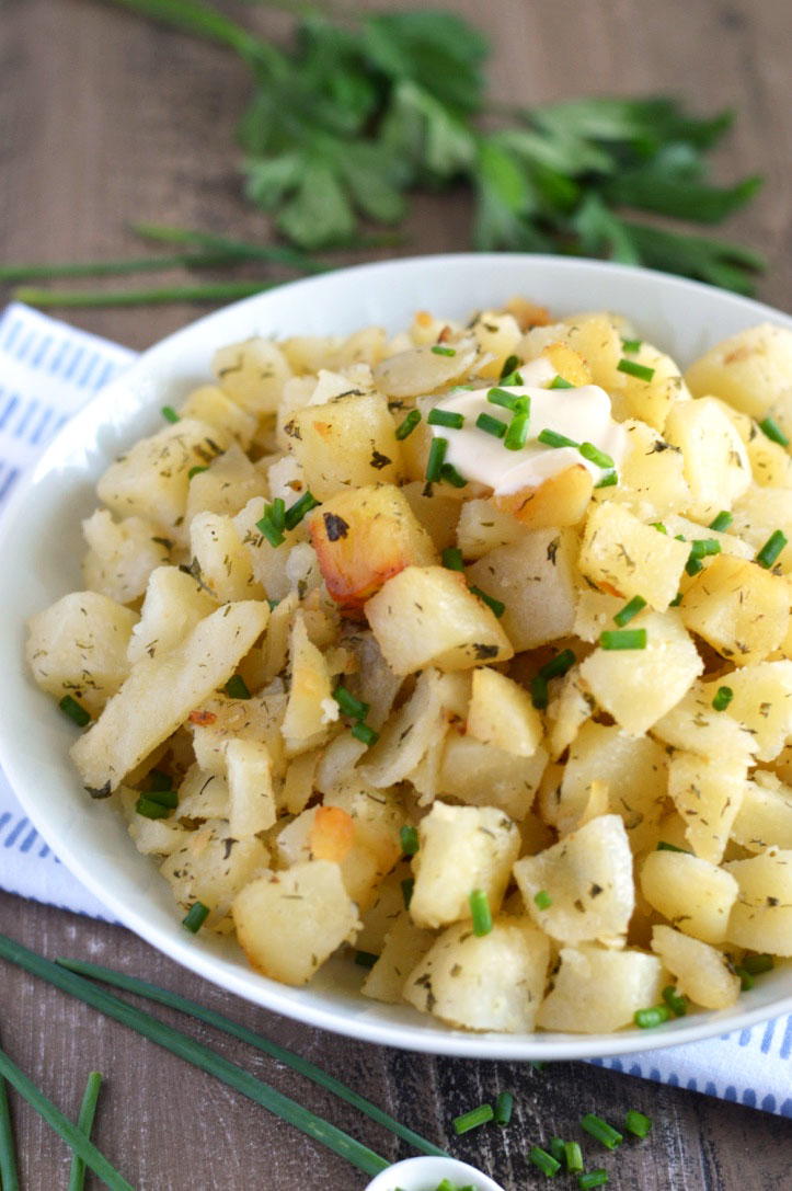 Slow Cooker Family-Style Potatoes | FaveGlutenFreeRecipes.com