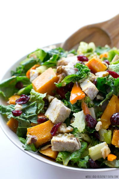 Butternut Squash Turkey Tossed Salad