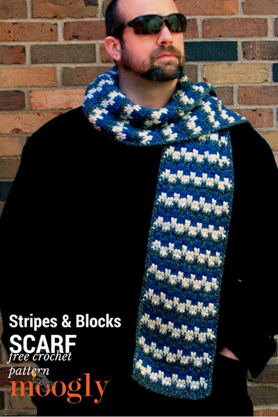 Stripes and Blocks Scarf