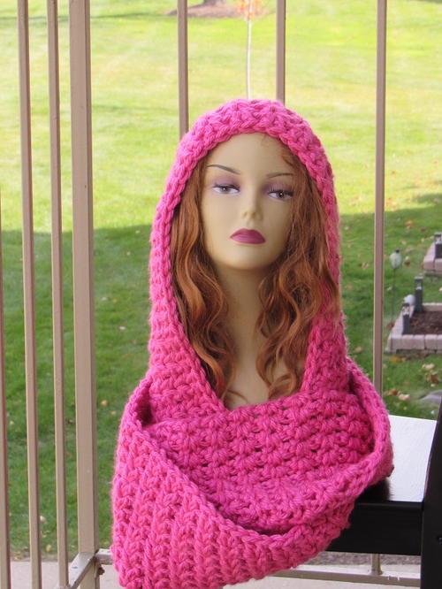 Autumn Chunky Hooded Cowl