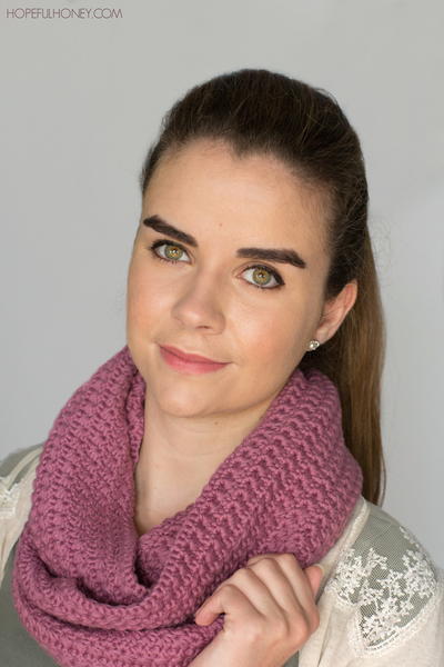 Star Stitch Infinity Scarf