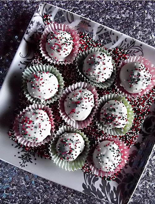 Peppermint Oreo Truffles