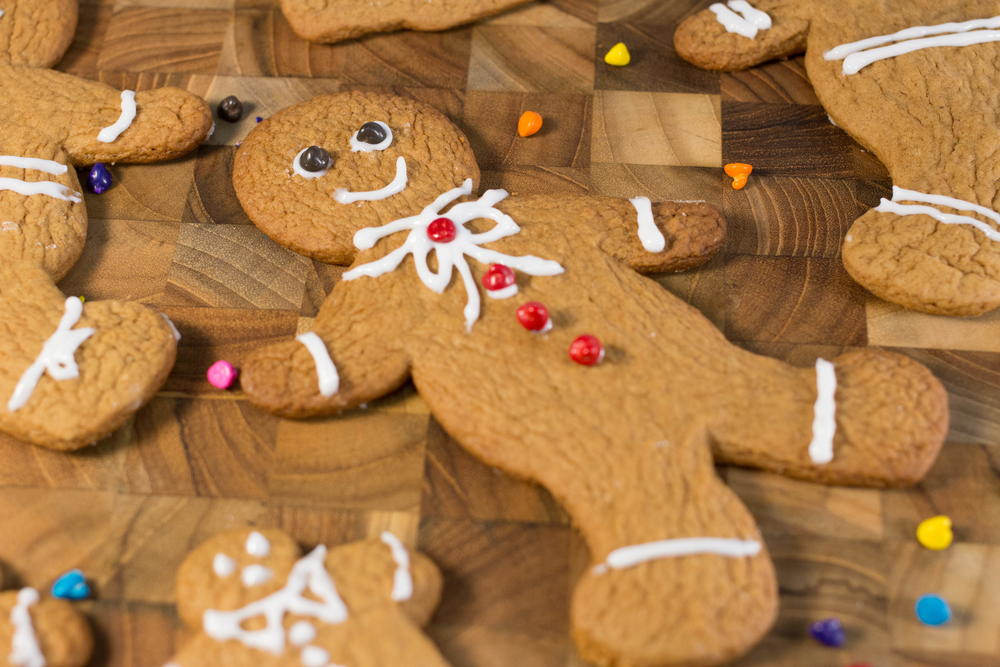 Gingerbread Men Cake Mix Cookies-image