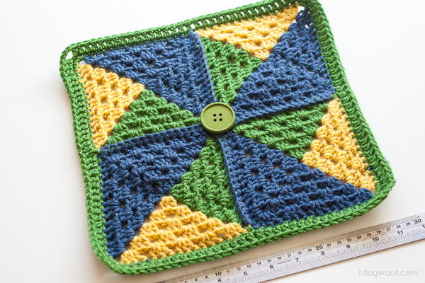 Pinwheel Afghan Square