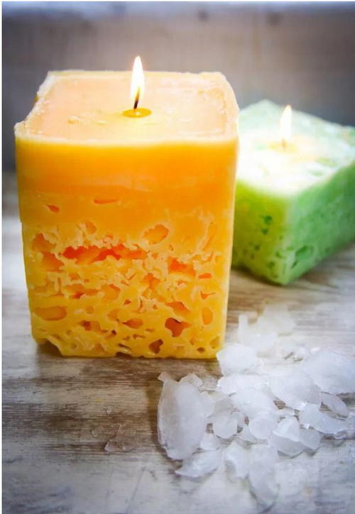 How to Recycle Old Candles into Ice Candles
