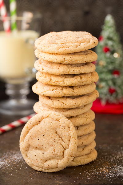 Eggnog Snickerdoodles