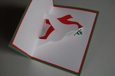 Lovely Dove Christmas Card