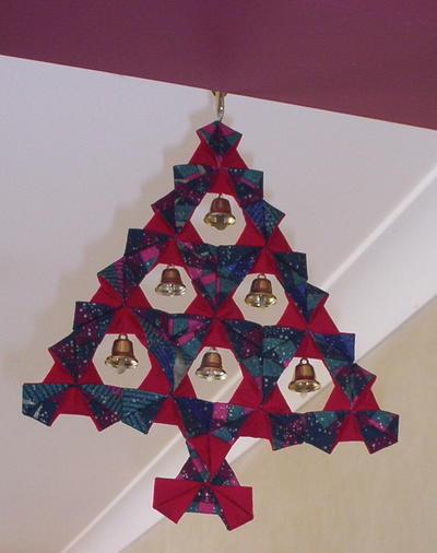 Make a Fabric Origami Christmas Tree