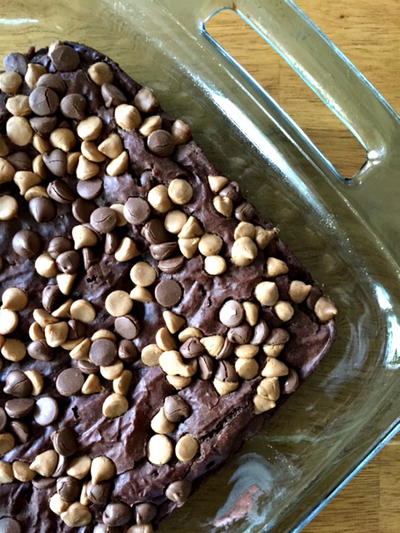 Milk Chocolate And Peanut Butter Brownies