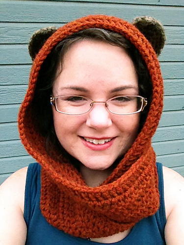 Ewok Inspired Crochet Scoodie