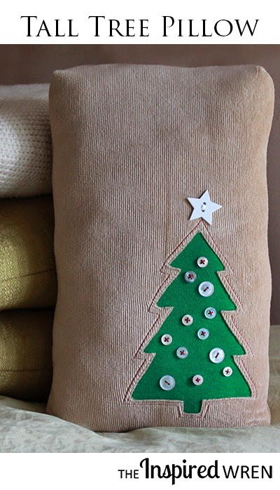 Cozy Christmas Tree Pillow